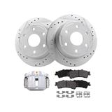 2003-2005 Chevrolet Astro Rear Brake Pad Rotor and Caliper Set - Detroit Axle