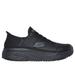 Skechers Men's Slip-ins RF Work: Max Cushioning Elite Sneaker | Size 9.5 Wide | Black | Textile/Synthetic | Machine Washable