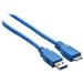 Hosa Technology SuperSpeed USB 3.1 Gen 1 Type-A to Micro-B Cable (6') USB-306AC