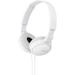 Sony MDR-ZX110 On-Ear Headphones (White) MDRZX110/WHI