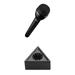 Electro-Voice RE50L Omnidirectional Broadcast Microphone with Mic Flag Kit (Black) F.01U.410.845