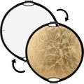 Impact Circular Collapsible Reflector with Handles (Gold/White, 22") R2522-GW