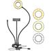 Movo Photo VGC-3 3-Arm Selfie Ring Light Kit VGC-3