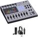 Zoom PodTrak P8 Podcast Recorder with 4-Person Podcast Mic Pack Kit ZP8