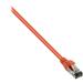 Pearstone Cat 7 Double-Shielded Ethernet Patch Cable (50', Orange) CAT7-S50O