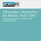 Boris FX Silhouette + Mocha Pro Plug-In for Adobe/OFX (Annual Subscription, 50-Seat SFXMPLUG-S-SUBA50