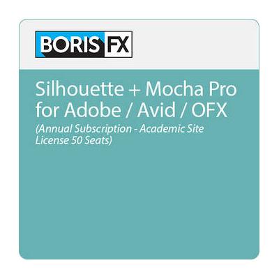 Boris FX Silhouette + Mocha Pro Plug-In for Adobe/OFX (Annual Subscription, 50-Seat SFXMPLUG-S-SUBA50