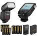Godox TT685II On-Camera Flash with Trigger and Accessories Kit for FUJIFILM Camer TT685IIF