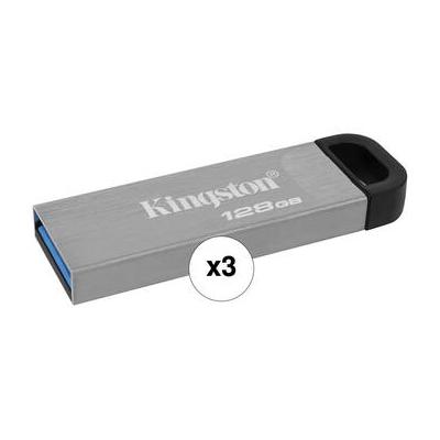 Kingston 128GB DataTraveler Kyson USB 3.2 Gen 1 Type-A Flash Drive (3-Pack) DTKN/128GB
