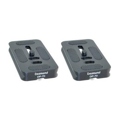 Desmond DP-70 70mm Arca-Type Quick Release Plate (2-Pack) DP-70 (2 PACK)