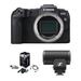 Canon EOS RP Mirrorless Camera with Microphone and Webcam Starter Kit 3380C002