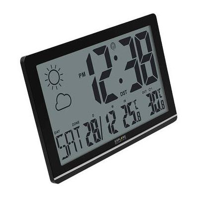 Explore Scientific Jumbo Display Wall Clock with Weather Forecast RDC8001