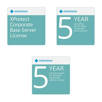 Milestone XProtect Corporate Base Server License with 5-Year Care Plus Corporate BL & XPCOBT