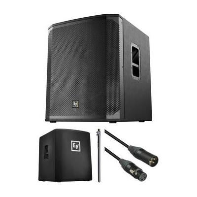 Electro-Voice ELX200-18SP Powered Subwoofer Kit with Cover, Pole, and Cable F.01U.351.453