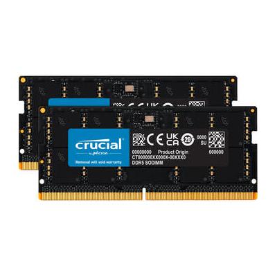 Crucial 16GB Laptop DDR5 5200 MHz SO-DIMM Memory Kit (2 x 8GB) CT2K8G52C42S5