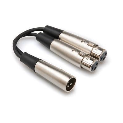 Hosa Technology XLR Male to 2 XLR Female Y-Cable (6