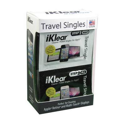 iKlear Wet/Dry Cleaner/Polisher Travel Singles (12-Pack) IK-SP12