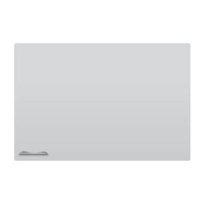 Best Rite Used Elemental Frameless Magnetic Whiteboard (4 x 6', Matte Gray) 408JG-52