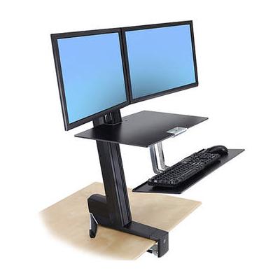Ergotron Used WorkFit-S Dual Monitor with Worksurf...