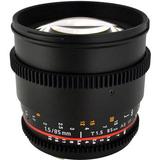 Rokinon Used 85mm T1.5 Cine Lens for Nikon F CV85M-N