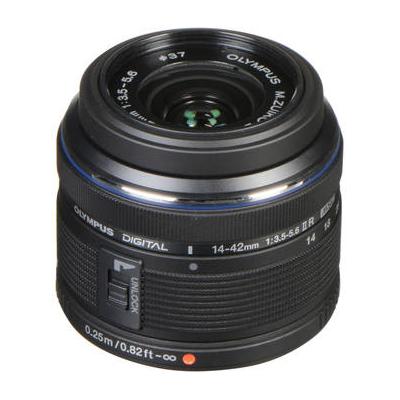 Olympus Used M.Zuiko Digital 14-42mm f/3.5-5.6 II R Lens (Black) V314050BU000