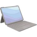Logitech Used Combo Touch Backlit Keyboard Case for Apple 11" iPad Pro 1st-4th Gen (Sand) 920-010165