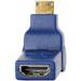 C2G Velocity 90 Deg Rotating HDMI Female to HDMI Mini Male Port Saver Adapter 40434