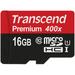 Transcend 16GB Premium microSDHC UHS-I Memory Card with SD Adapter TS16GUSDU1