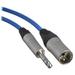 Canare Star Quad 3-Pin XLR Male to 1/4 TRS Male Cable (Blue, 10') CATMXM010BL