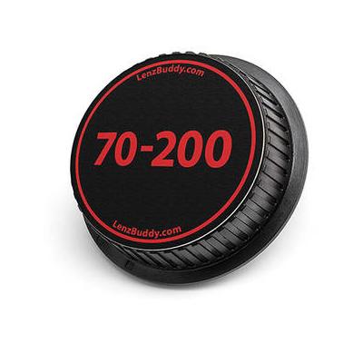 LenzBuddy 70-200mm Rear Lens Cap (Black & Red) 51134-02