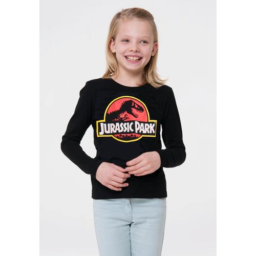 „T-Shirt LOGOSHIRT „“Jurassic Park Logo““ Gr. 92, schwarz Mädchen Shirts T-Shirts mit coolem Print“