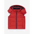 Timberland Boys Puffer Gilet In Red Size 12 Yrs