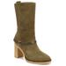 Franco Sarto Paxton - Womens 7.5 Green Boot Medium