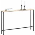 SoBuy FSB19-XL-Z Table Console Table d'appoint Bout de canapé Table d’entrée Cadre et 4 Pieds en