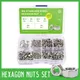 Hexagon Muttern Set M 1 6 M2 M 2 5 M3 M4 M5 M6 M8 304 Edelstahl Hex Muttern Kit 180/210/220/360 PCS