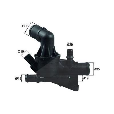 Mahle Thermostat, Kühlmittel [Hersteller-Nr. TH5480] für Nissan, Renault Image