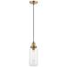 Oakhurst 1 Light Antique Brass Mini Pendant