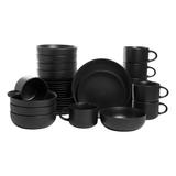 Wazee Matte 32 Pc Coupe Dinnerware Set