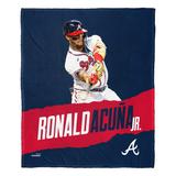 MLB Player Atlanta Braves Ronald Acuna Jr. Silk Touch Throw