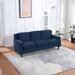 3-Seater Sofa Velvet Upholstered Couch, Modern Comfotable Cushions and Backrests Sofa for Livingroom