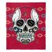 MLB Candy Skull Arizona Diamondbacks Silk Touch Throw