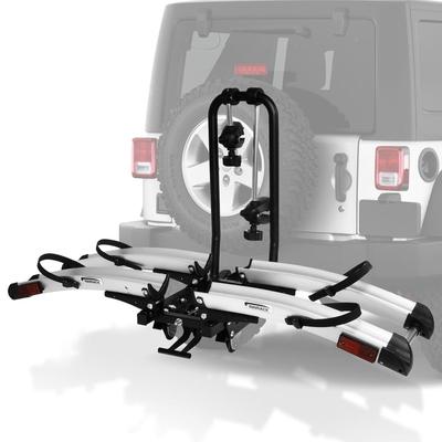 Hitch Bike Rack Platform Style Bike Carrier, Foldable Bicycle Car Racks for 3.9" Width Tire & 2" Receiver, 132 lbs Capacity