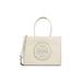 Large Faux Leather Ella Tote Bag - White - Tory Burch Totes