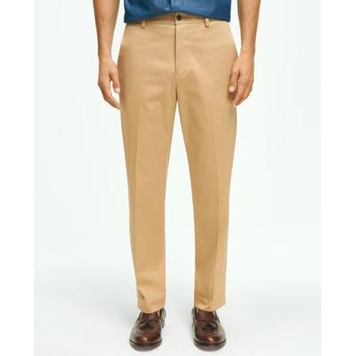 Brooks Brothers Men's Regular Fit Stretch Cotton Advantage Chino Pants | Dark Khaki | Size 37 34