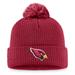 Women's Fanatics Branded Cardinal Arizona Cardinals Cuffed Knit Hat with Pom