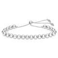 Hatton Jewellery Sterling Silver Bracelet for Women. Adjustable slider style bracelet with 6mm Silver Balls with heart tags. Made in Italy and Gift boxed