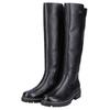 Stiefel REMONTE, Damen, Gr. 44, Normalschaft, schwarz, Leder, klassisch, Schuhe, Blockabsatz, Businesschuh, Langschaftstiefel Innenreißverschluss