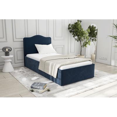 Polsterbett "Graz", blau (königsblau), L:210cm, Bezug 100% Polyester, Polsterung: Polsterwatte, Material Gestell: gepolsterter Holzwerkstoff, WESTFALIA SCHLAFKOMFORT, Betten, wahweise mit Stauraum, verschiedene Matratzenarten wählbar Image