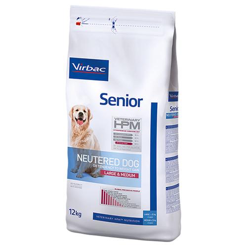 2x12kg Virbac Veterinary HPM Senior Dog Neutered Large & Medium Trockenfutter Hund