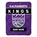 Sacramento Kings 30" x 40" Personalized Baby Blanket